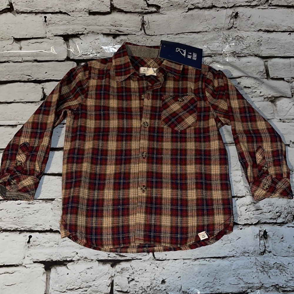 Kids Me & Henry Button Down NWT